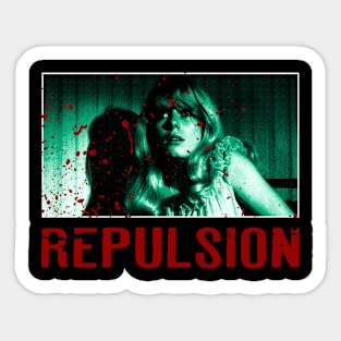 The Walls Are Closing In Repulsions Genre-Inspired Tee Sticker